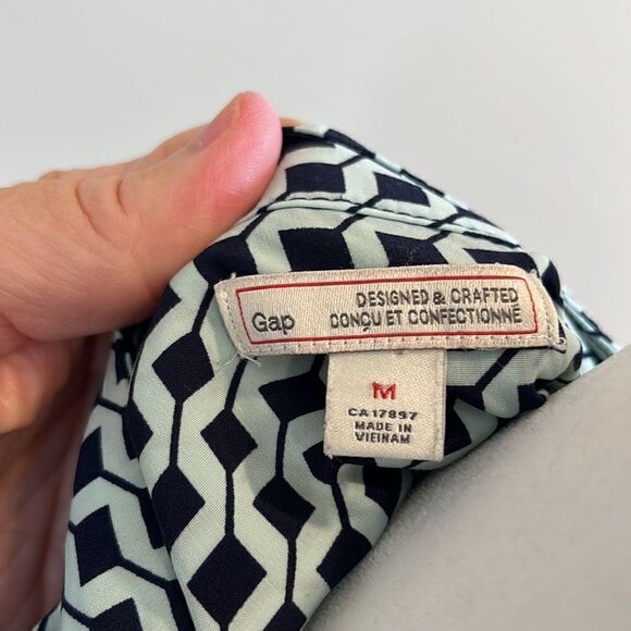 Gap designed y crafted dress. Light Green And Black Talla . Size M - Picture 8 of 10